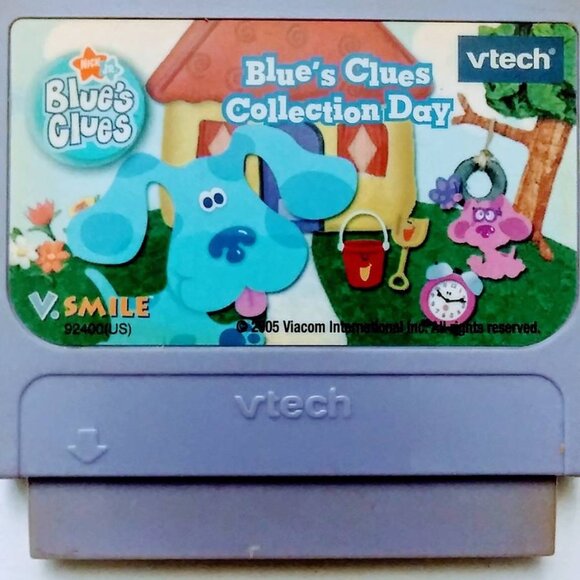 Vtech Cartridge V. Smile Viacom Blue's Clues Collection Day Education Homeschool - Picture 2 of 2